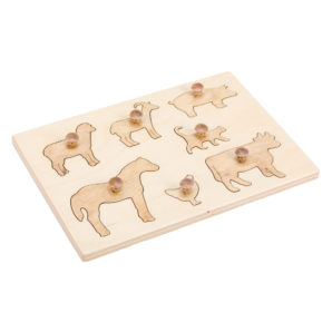 Wooden Farm Animal Puzzle Board